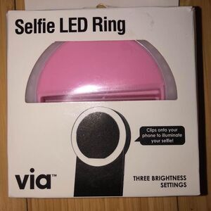 Via Selfie LED Ring Light NEW NIB